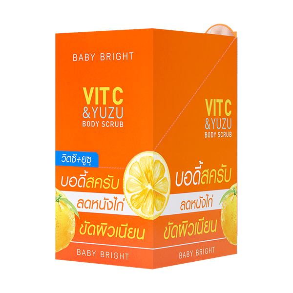 VIT C & YUZU BODY SCRUB 40G BABY BRIGHT (B)