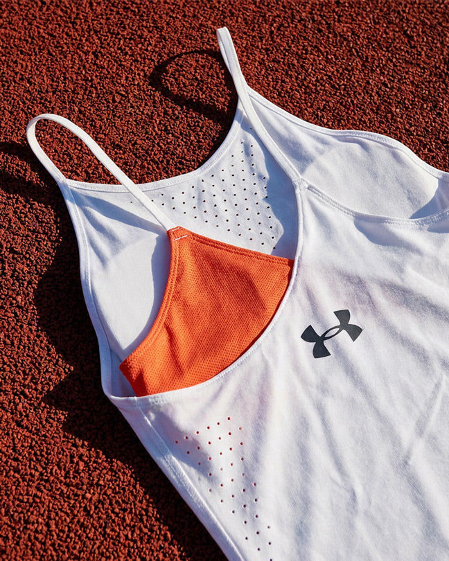 Under Armour White-orange asimetric design