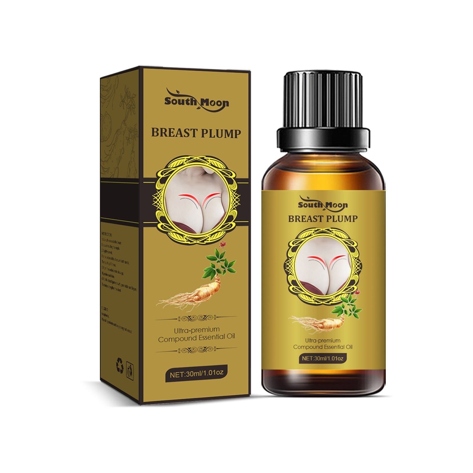 Breast Essential Oil, Promote Firming, Enhance Curves, Natural Breast Lift ,30ml