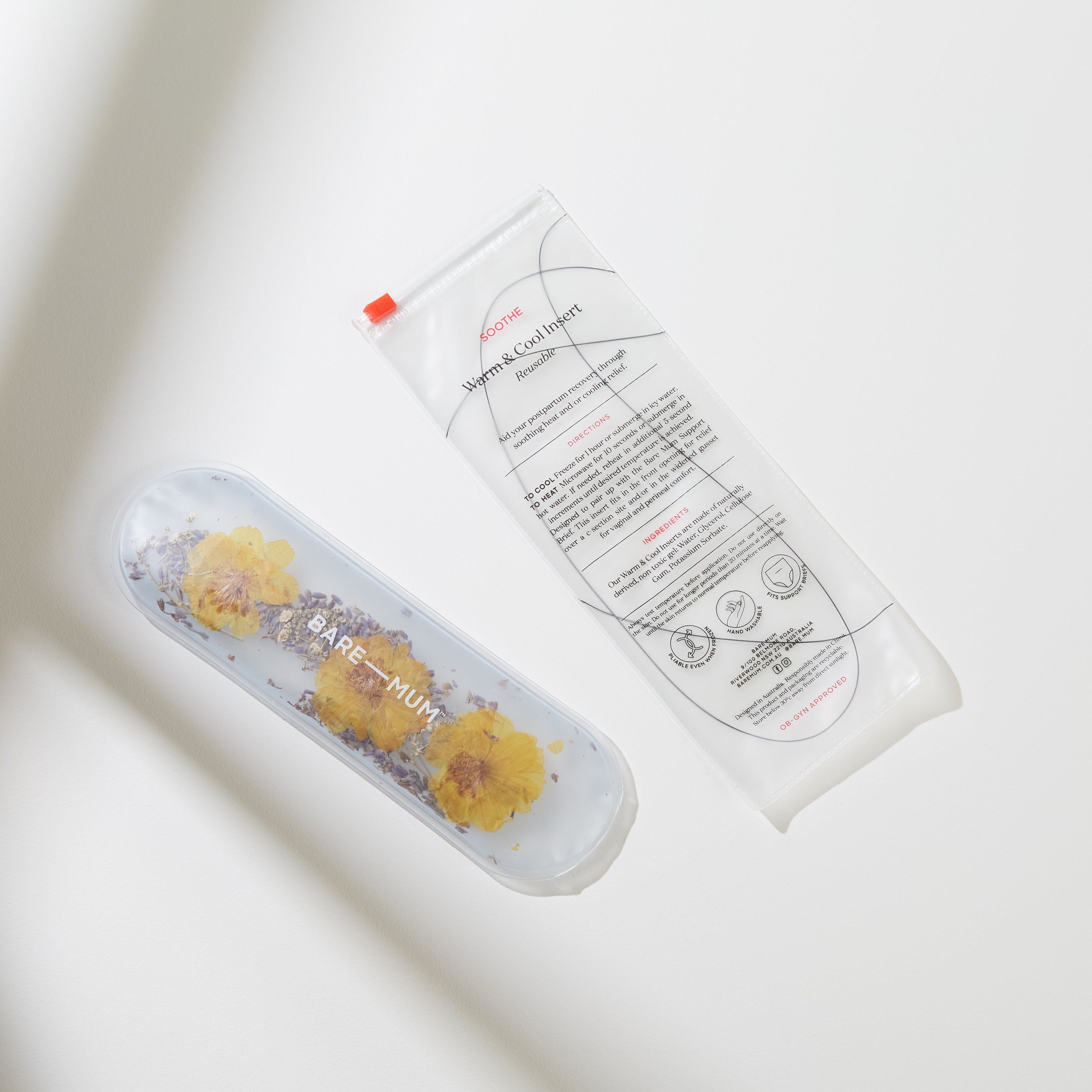 BareMum حشوة دافئة وباردة للعجان (1 قطعة)