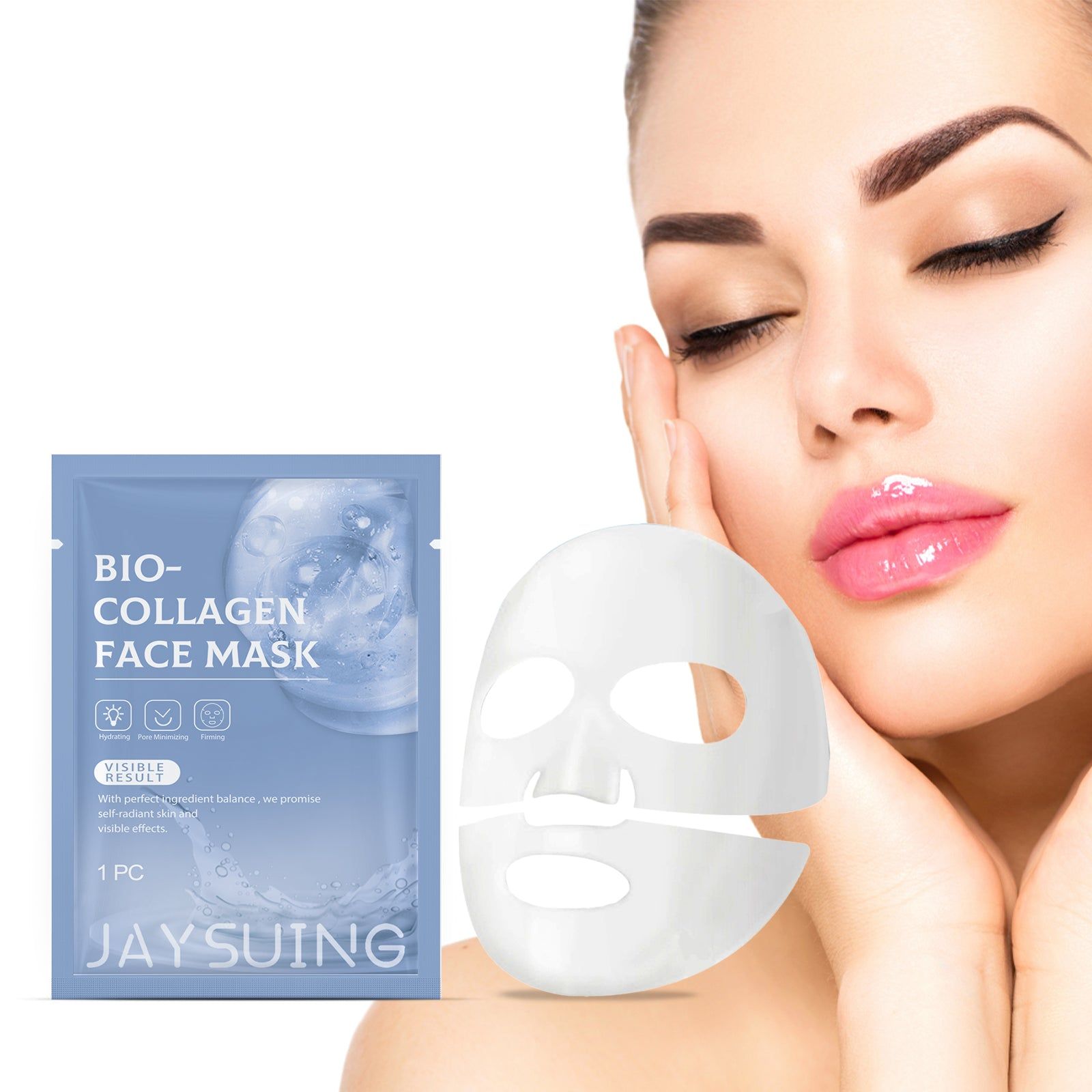 Collagen Hydrating Mask, Water Replenishment, Brightening, Anti-Aging, Glow ,1pcs