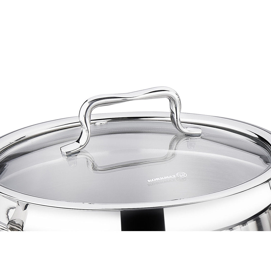 Korkomaz Estima 9-Piece Cookware set, Stainless Steel, A1959
