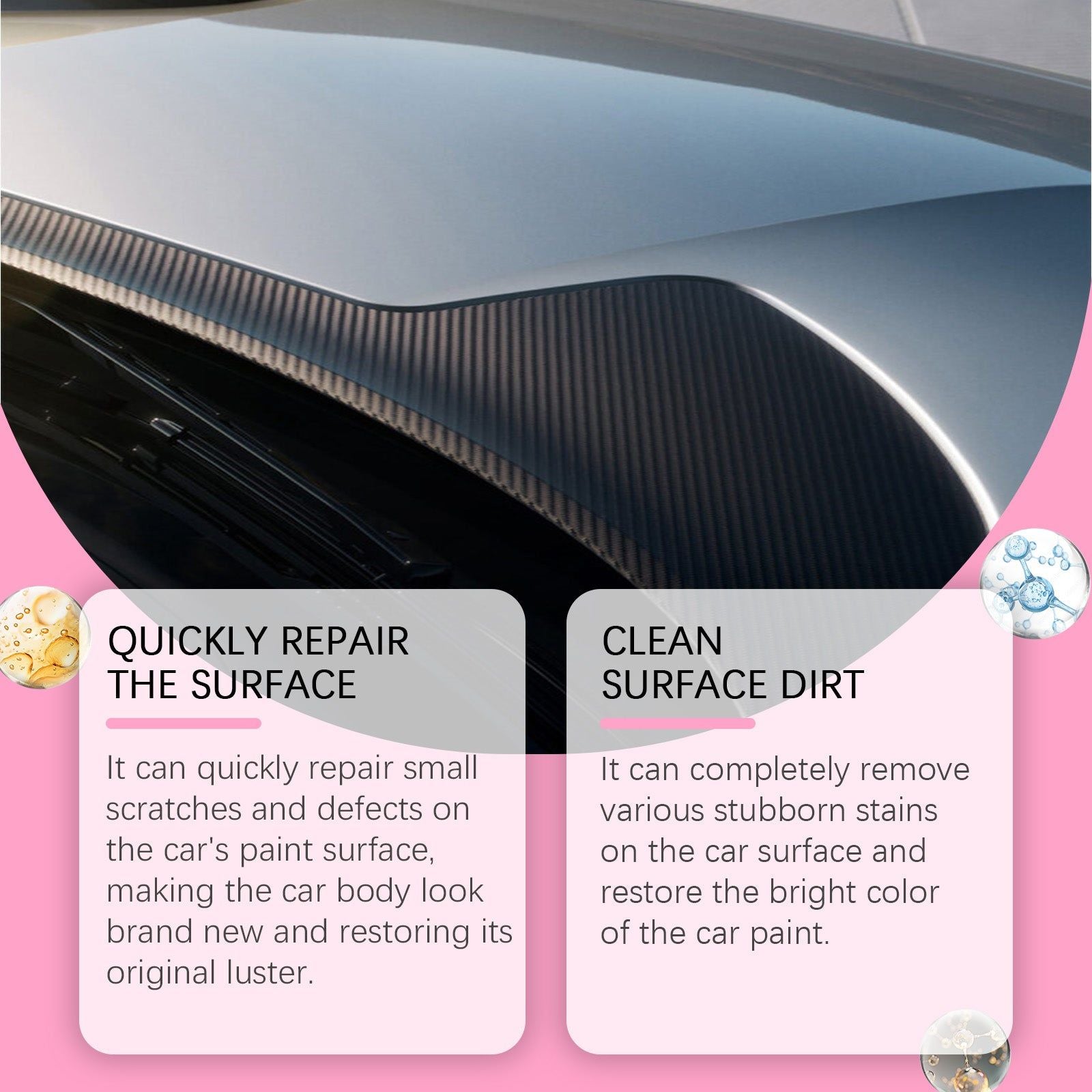 Car Scratch Repair Kit, Fast Paint Touch Up, Car Coating Maintenance, Restore Shine ,1set