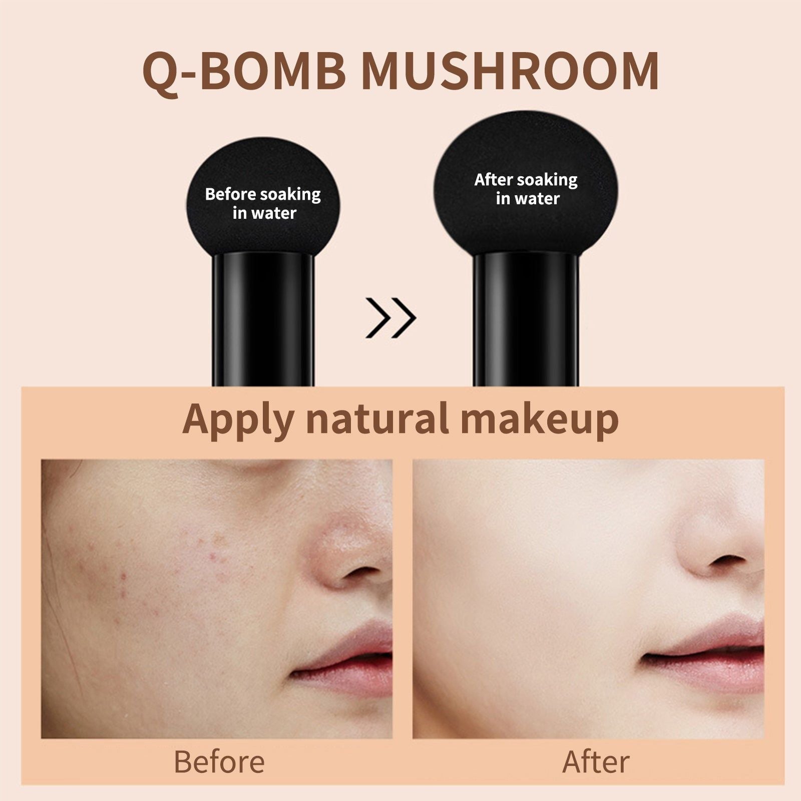 Air Cushion CC, Long Lasting, Oil Control, Natural Concealer, Flawless Makeup ,1set