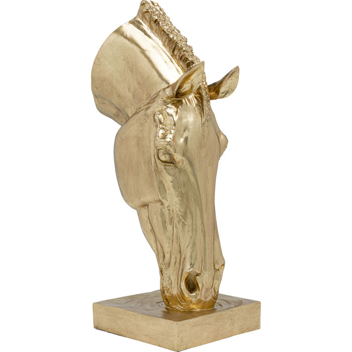 Deco Object Horse Face Gold, 57cm