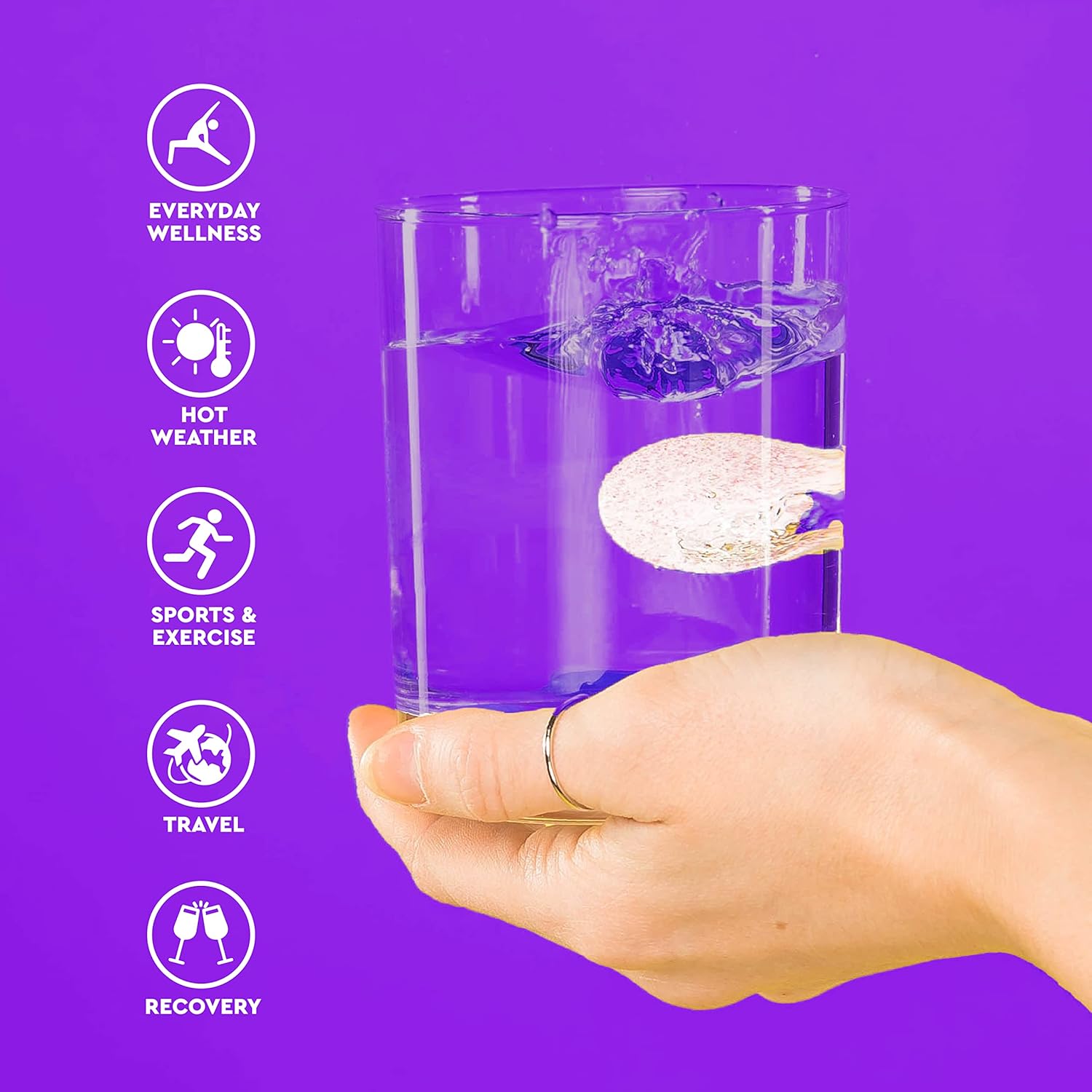 O.R.S Hydration Tablets with Electrolytes, Vegan, Gluten and Lactose Free Formula – Natural Blackcurrant Flavour, 96 Tablets (Pack of 4 x 24)