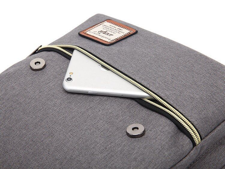 School Backpack Large Capacity Laptop Backpack Canvas Travel Storage Bag Work Knapsack