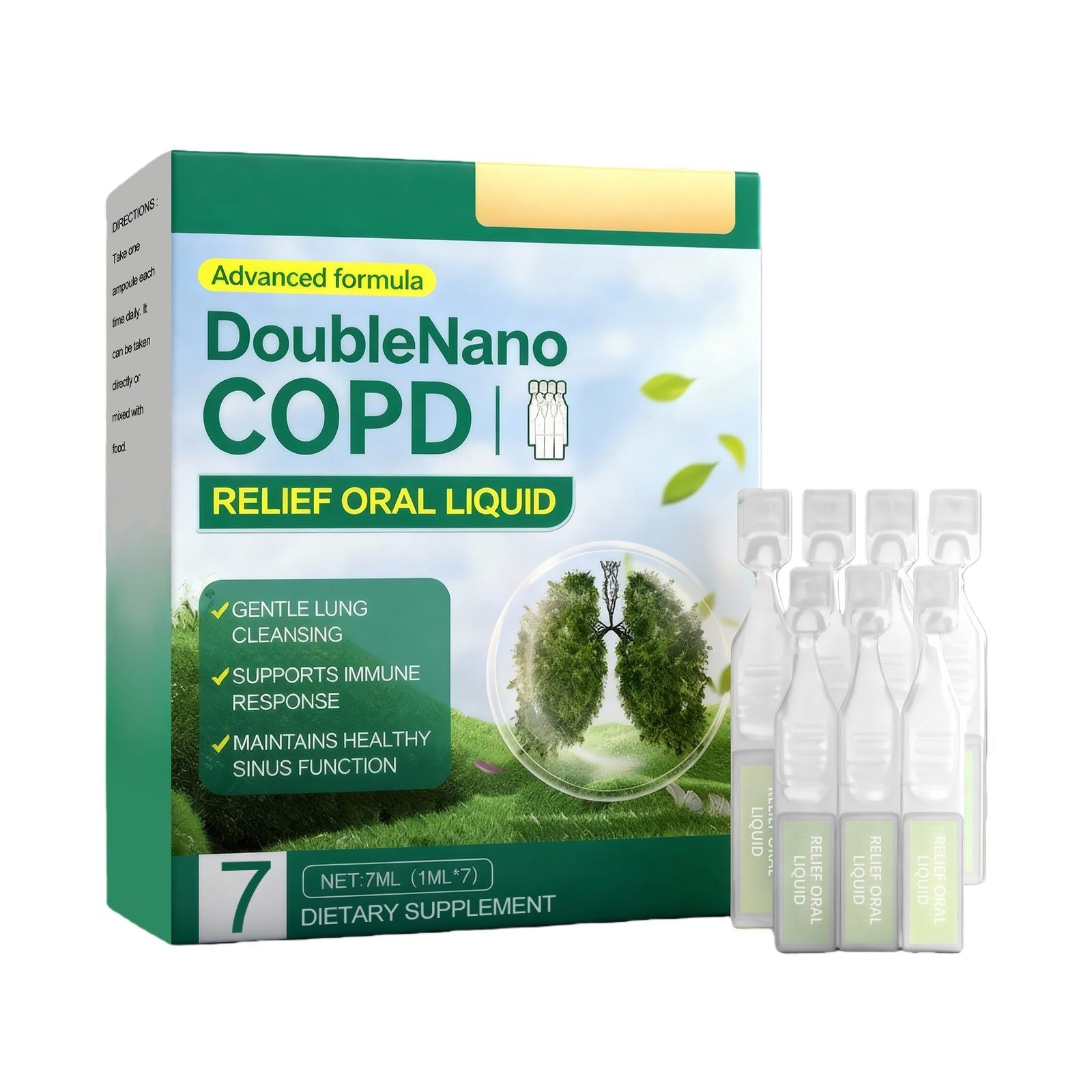 Boost Your Body Care, Support Lung Health, Fresh Breath, Daily Immune Boost ,1 set