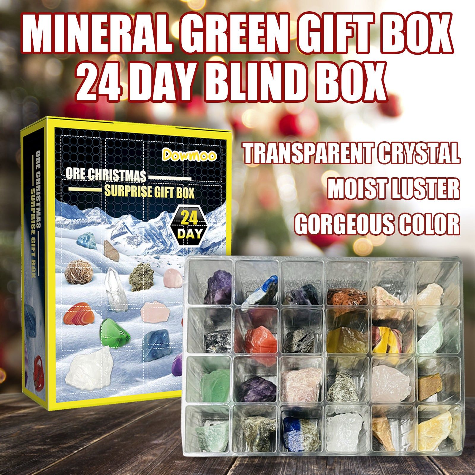 Christmas Ore Gift Box, Blind Box Toy, Surprise Puzzle, Kids Holiday Gift ,1pcs