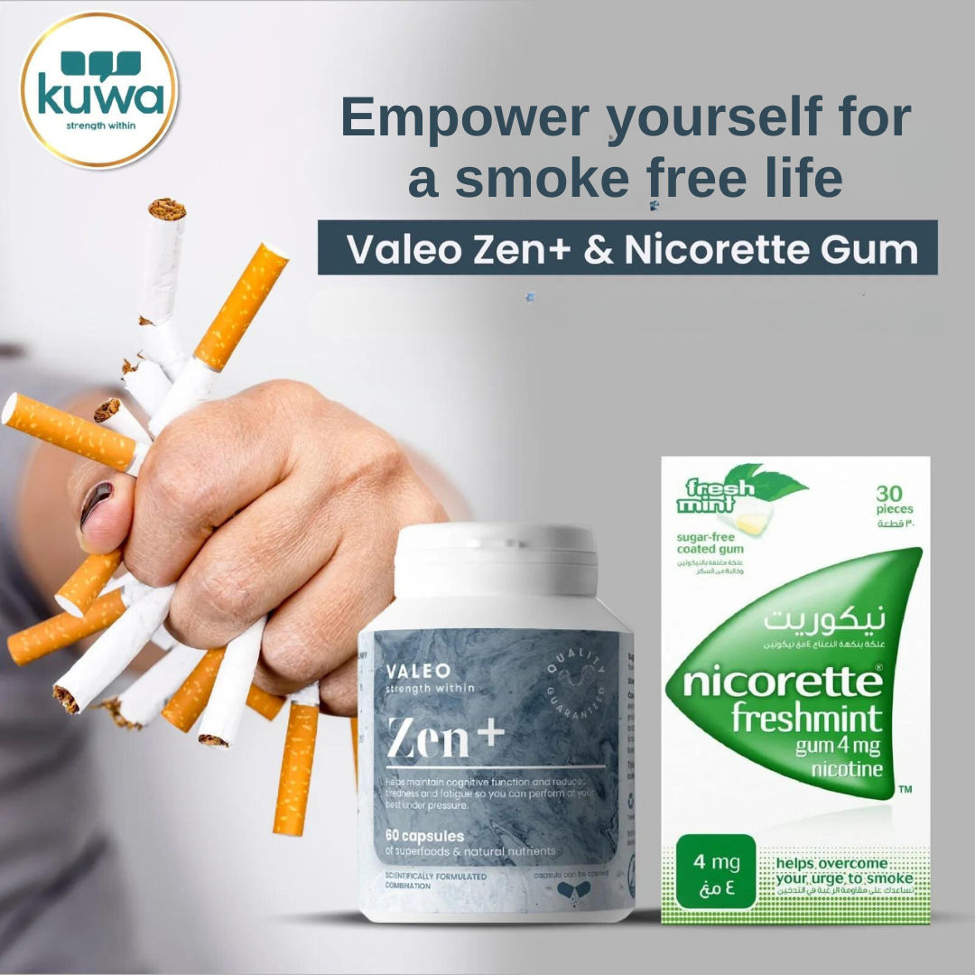 Valeo Zen Plus + Nicorette Freshmint Gum 4mg