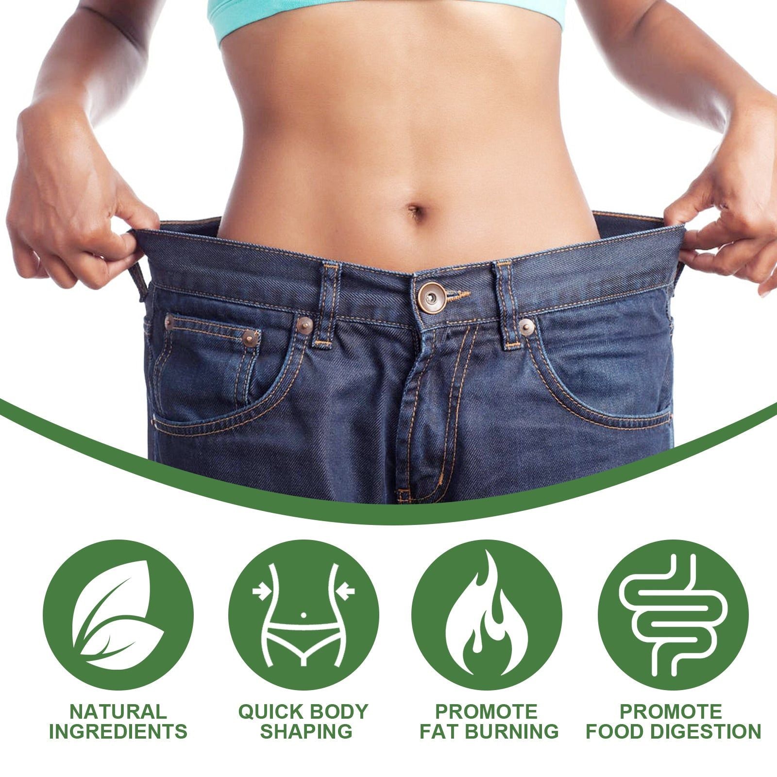 Burn Fat Patch for Aching Muscles, Bone Relief, Weight Loss, Lumbar Care, Easy & Effective ,12pcs