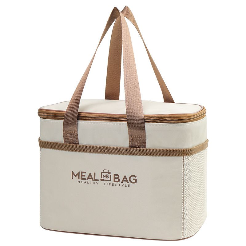 Waterproof Insulated Lunch Bag Thermal Food Storage Tote for Work School and Picnic