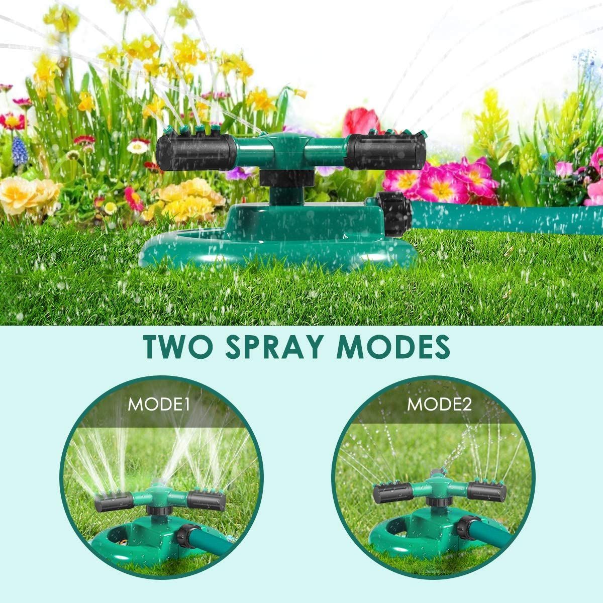 Lawn Water Sprinkler Adjustable 360 Degree Rotation Garden Sprinkler For Yard