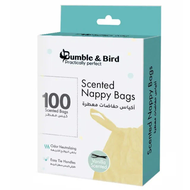 Bumble & Bird - Scented Biodegradable Nappy Bags - Pack of 100