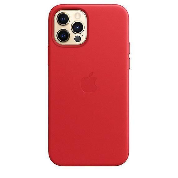 For iPhone 12/12 Pro - Leather Case with MagSafe, Stylish and Protective Phone Cover