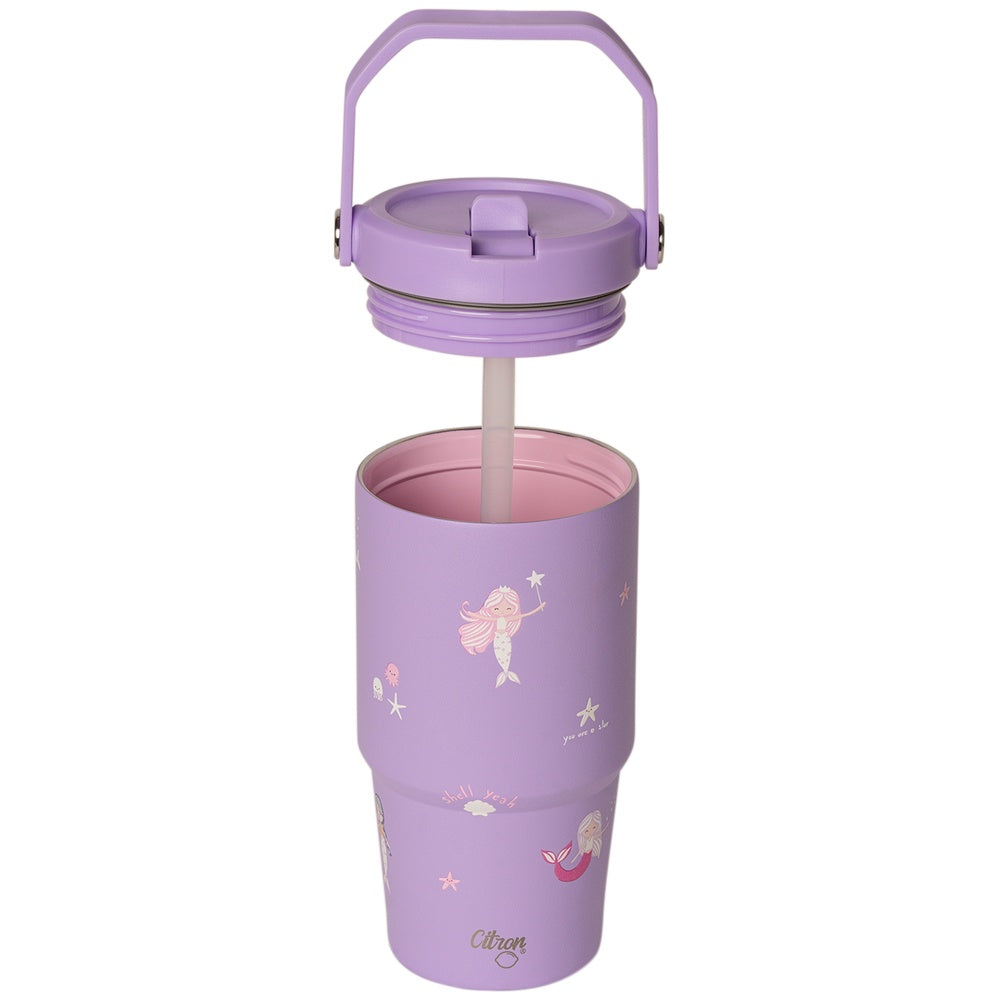 Citron Insulated Tumbler with Handle 600ml – Mermaid