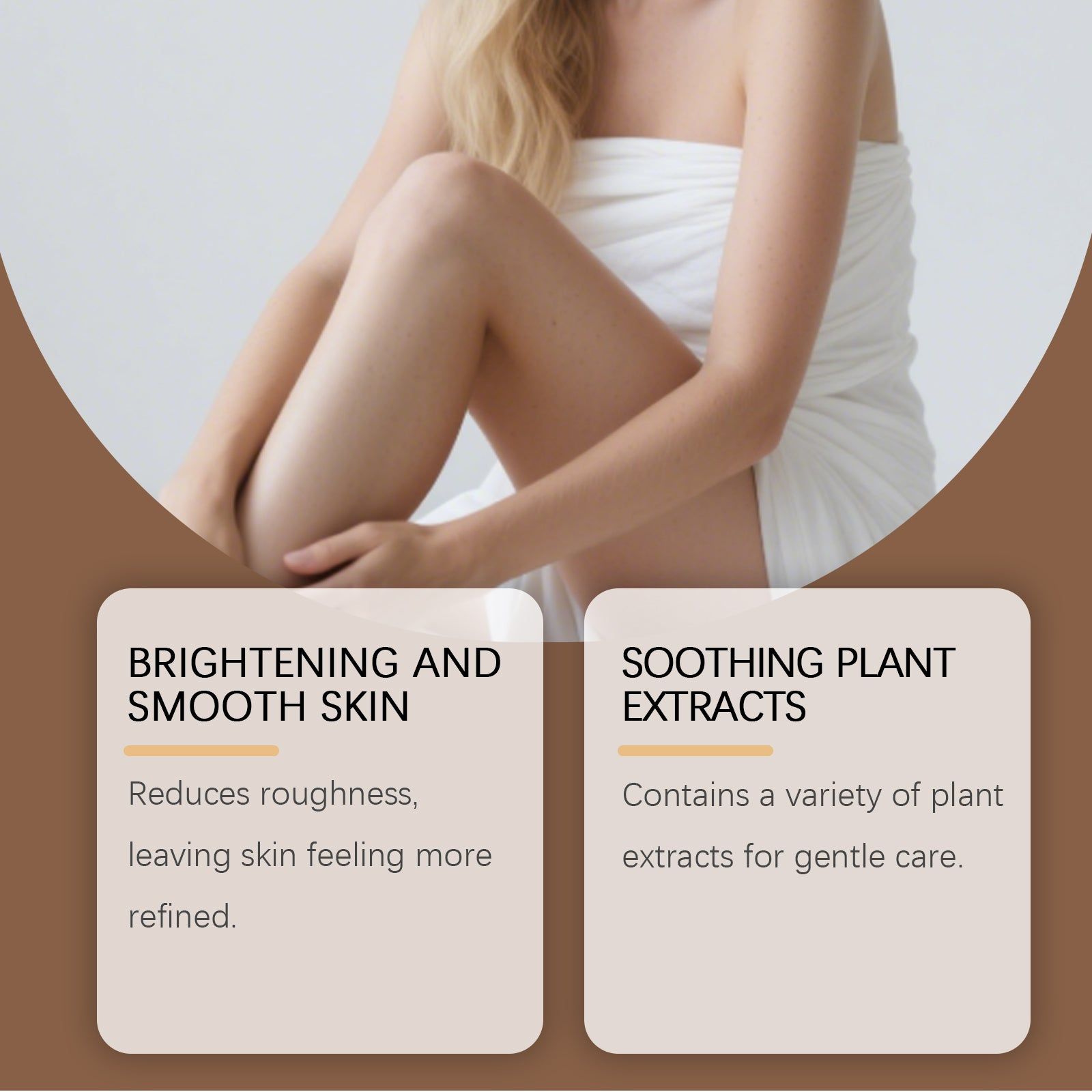 Brown Sugar Body Scrub, Gentle Exfoliation, Nourishing Plant Extracts, Smooth Skin ,100g