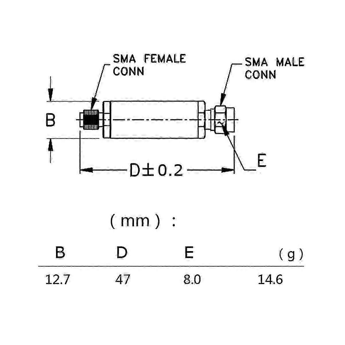 144MHz 2 Meter Bandpass Filter With SMA Connector 50 Ohm