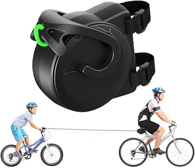Bike Tow Rope for Kids Bike Trailer Strap Retractable Traction Rope Cycling Towing Pull Rope
