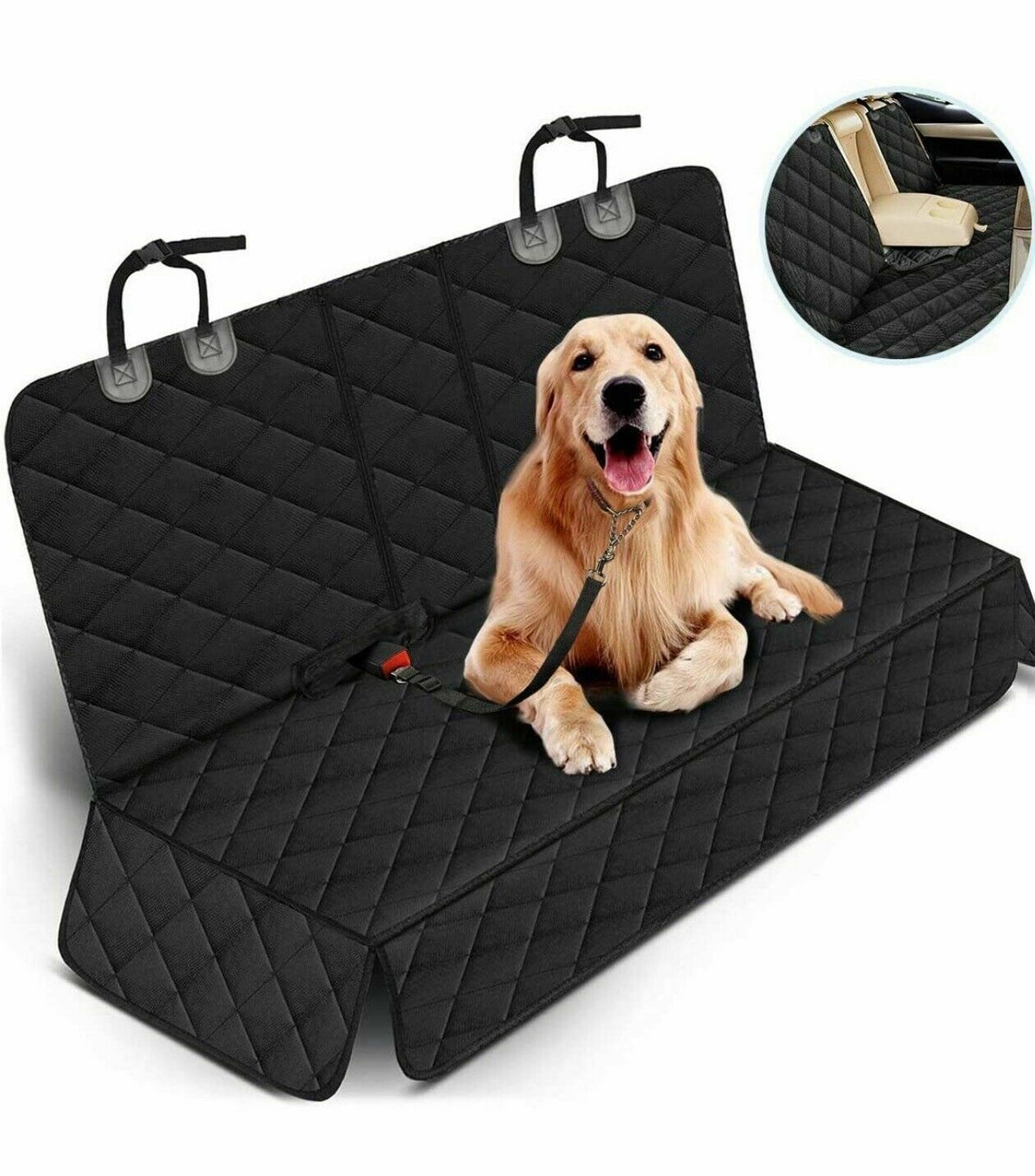 Pet Car Seat Cover Dog Rear Seat Cover Car Seat Protector Waterproof Scratch Mud Guard