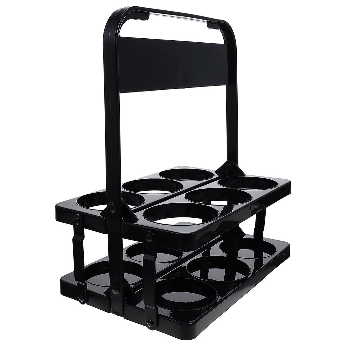 Drink Carrier 6 Holes Foldable Beverage Delivery Holder Beer Bottle Organizer