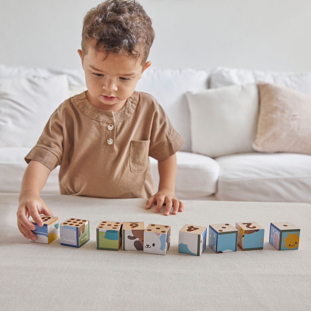 PlanToys Animal Puzzle Cubes