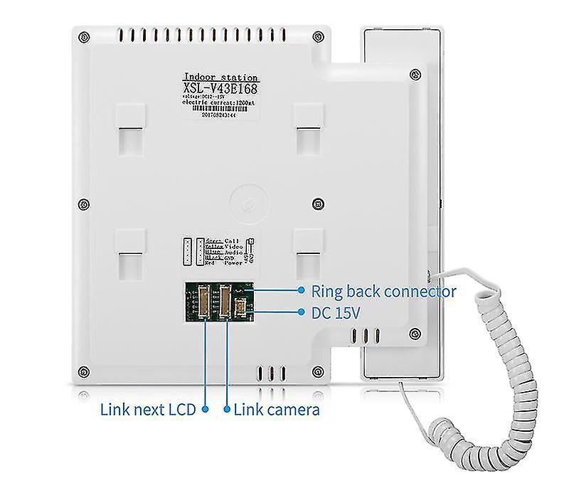 Video Doorbell Camera Smart Intercom with Night Vision Two Way Audio