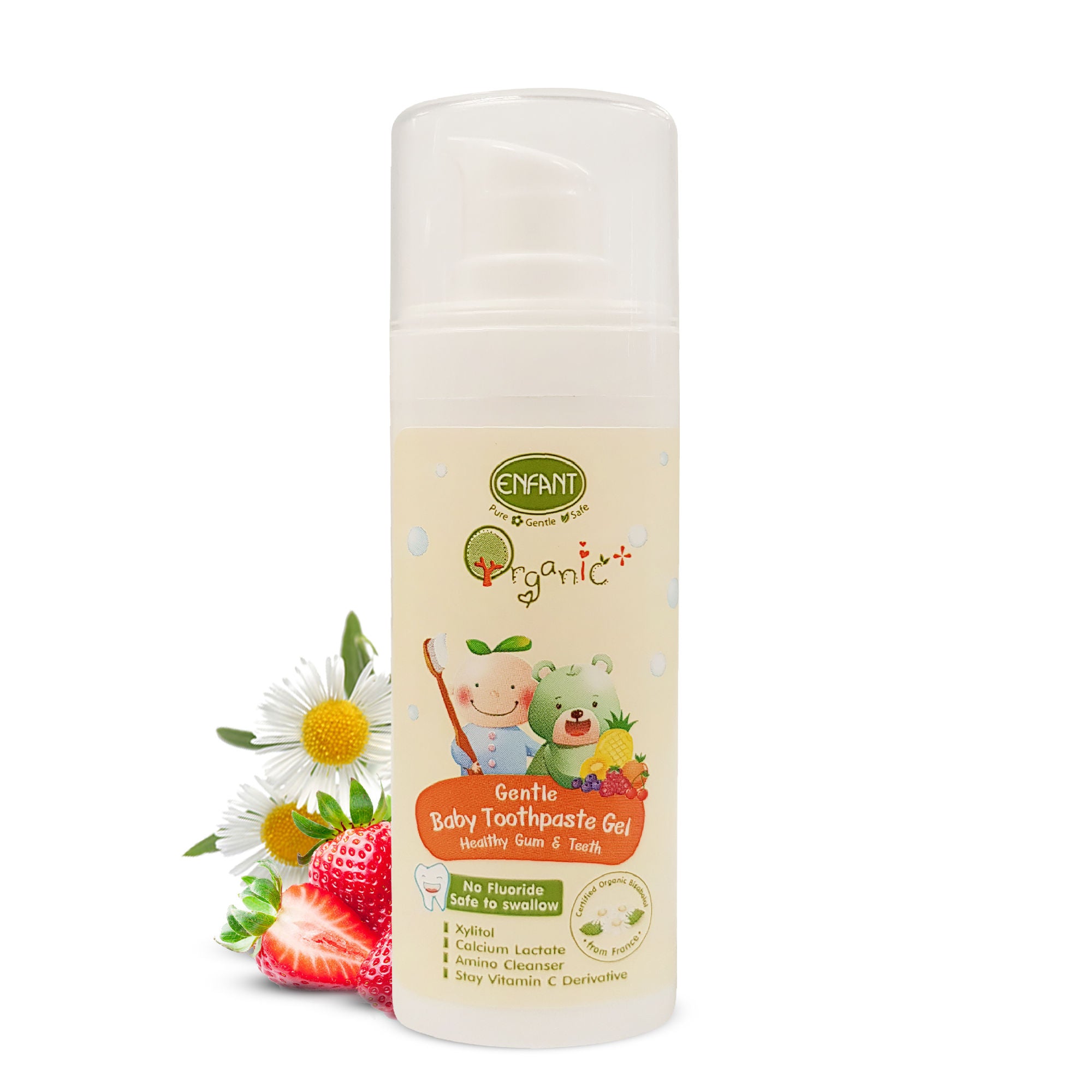 ENFANT Organic Plus Gentle Baby Toothpaste Gel (1 year+)