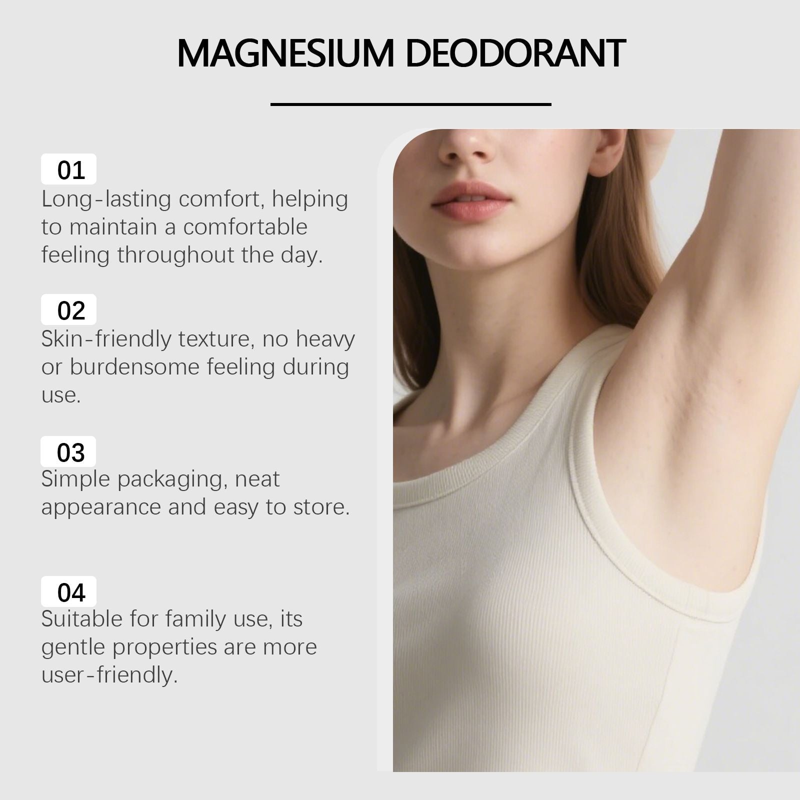 30g Amber Deodorant Stick with Warm and Long Lasting