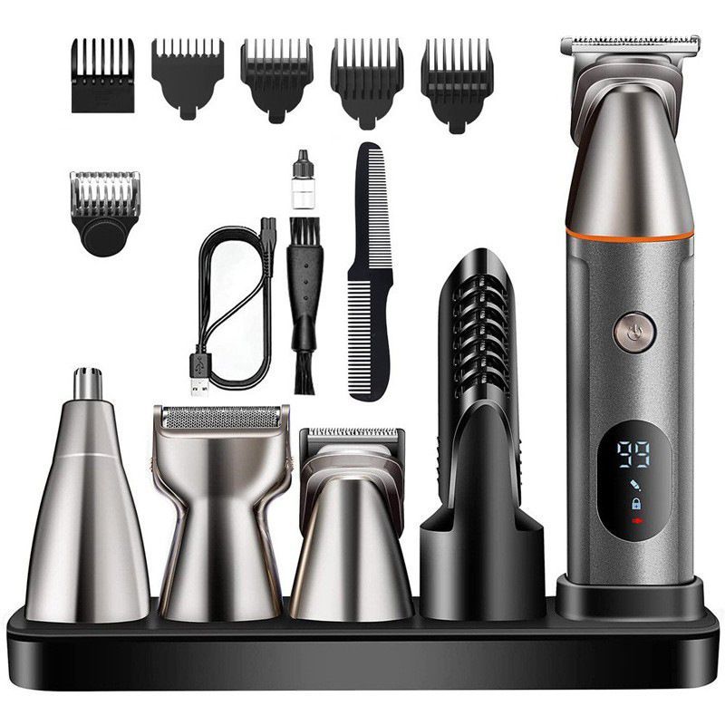 5-in-1 Hair Clipper with Guide Combs