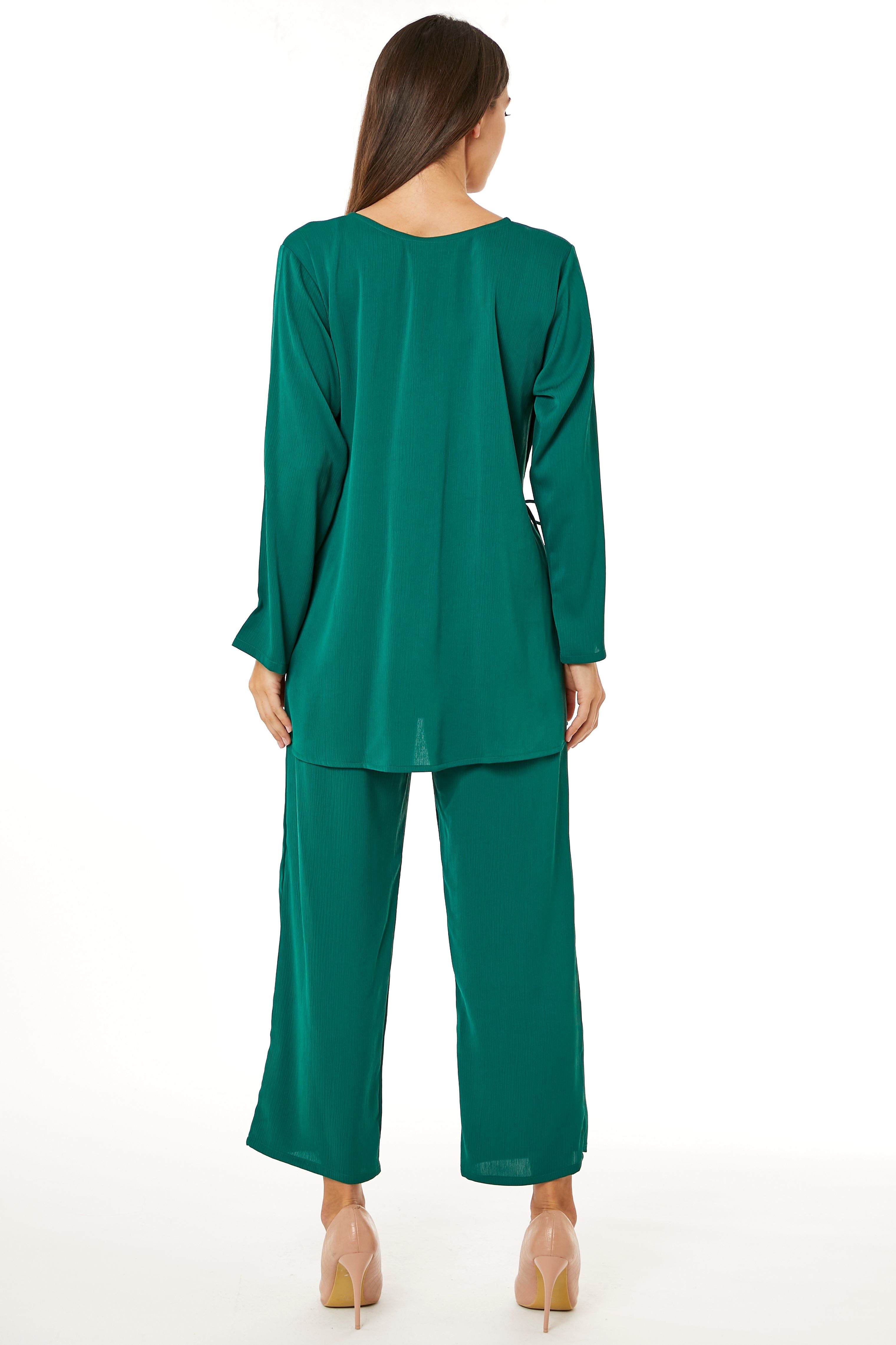 Green Zoom Top and Pants Set