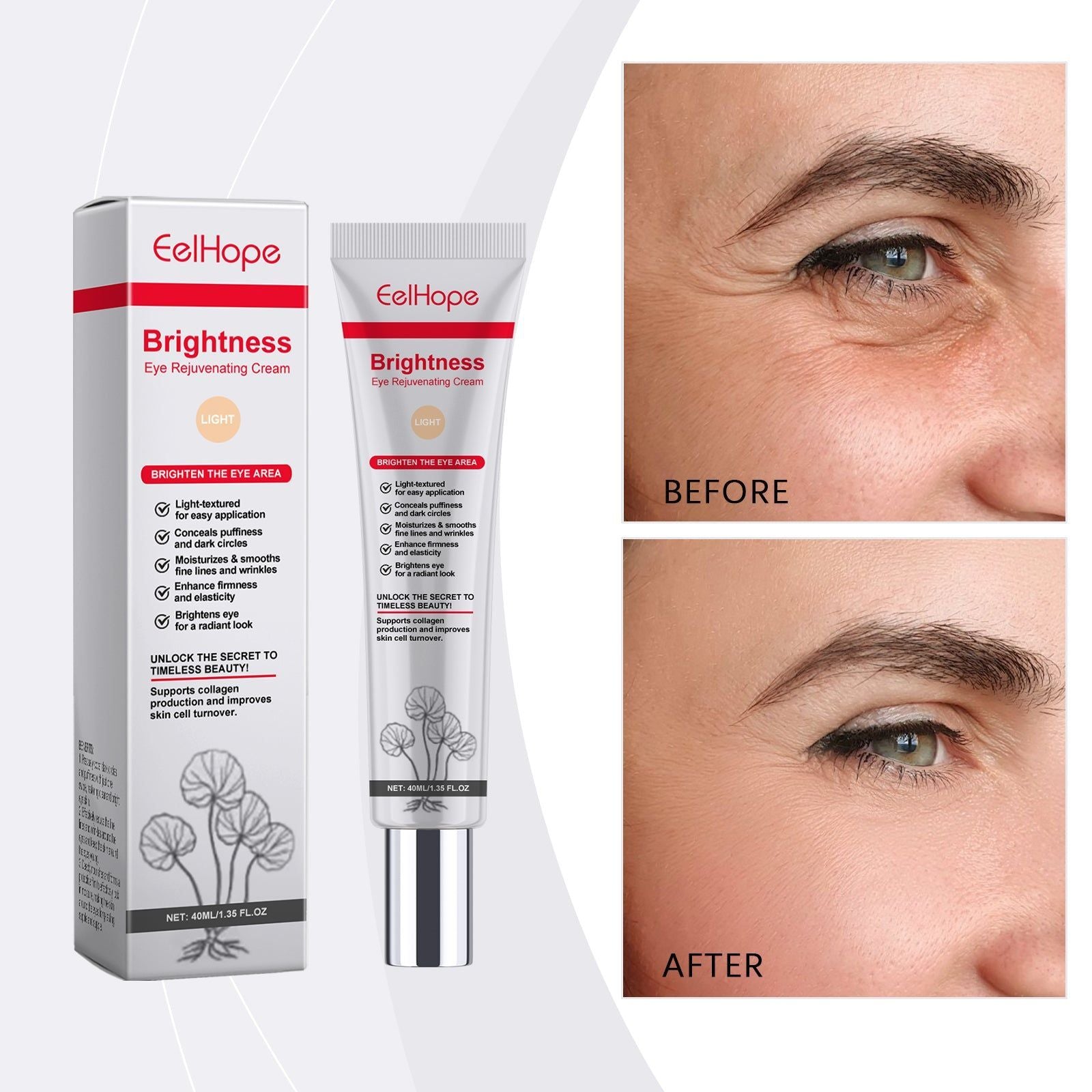Centella Eye Concealer, Brightening, Hydrating, Natural Eye Care, Lightweight ,40ml