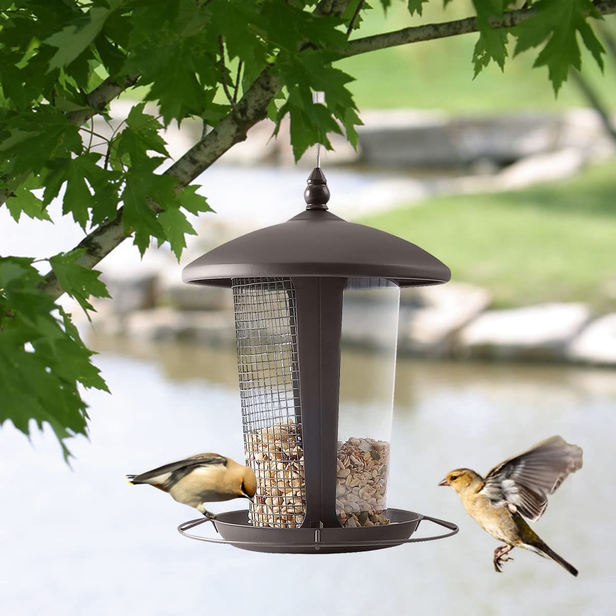 Bird Feeder Hanging for Outdoor Wild Bird Feeders for Garden Yard Decor