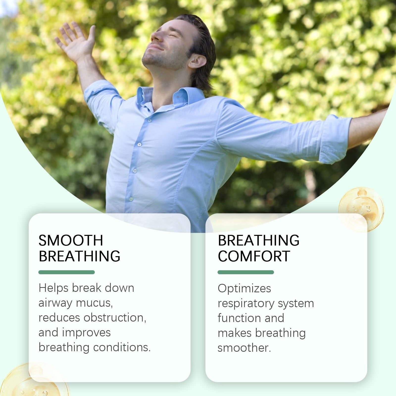 Boost Respiratory Health with Body Care Supplement Drops, Gentle Daily Relief ,60ml