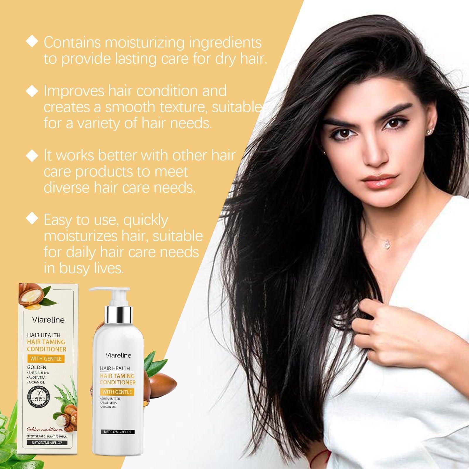 Argan Oil Hair Care Conditioner, Nourishes, Hydrates, Repairs, Shine Boost ,237ml