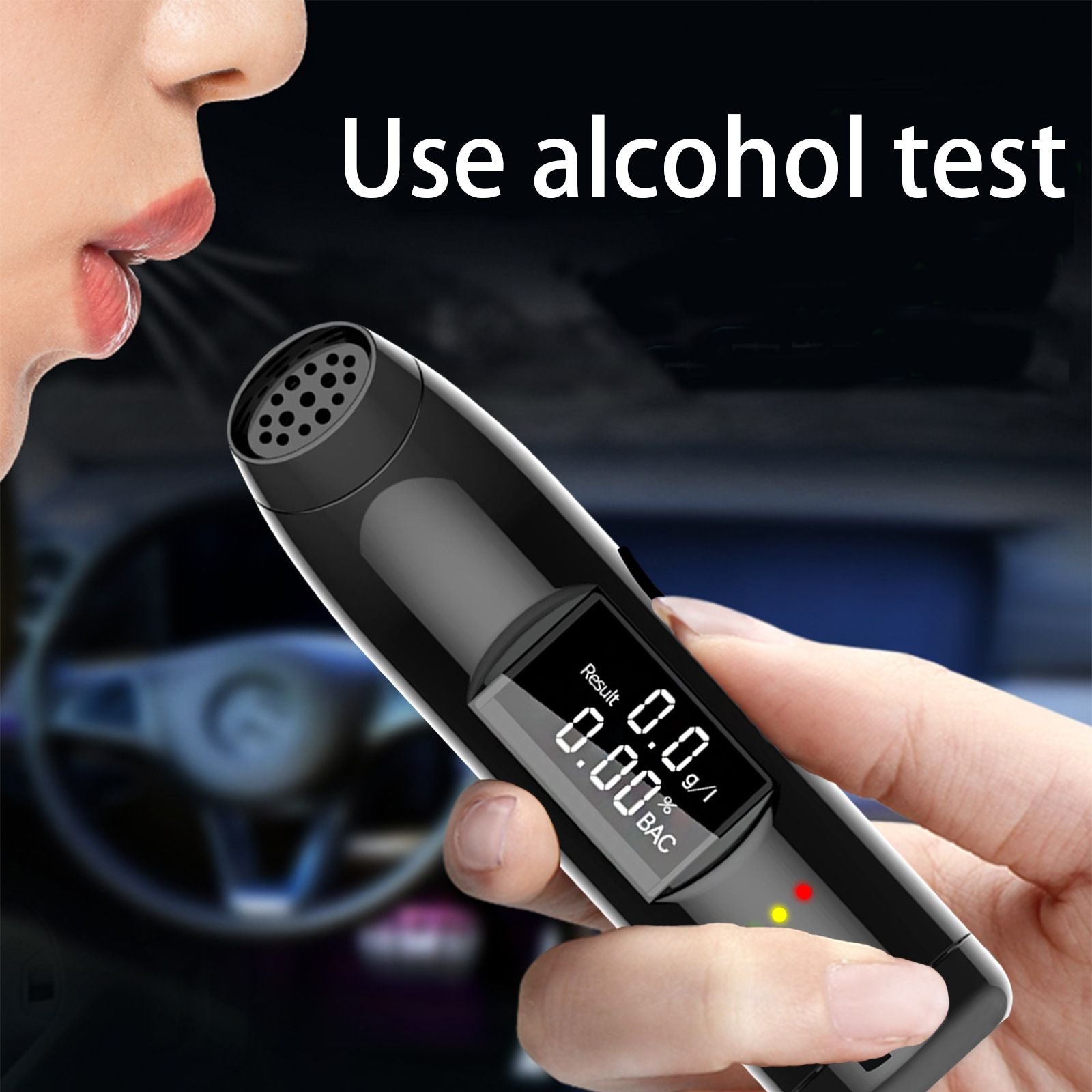 Breathalyzer Portable Alcohol Tester High Accuracy Digital Alcohol Detector