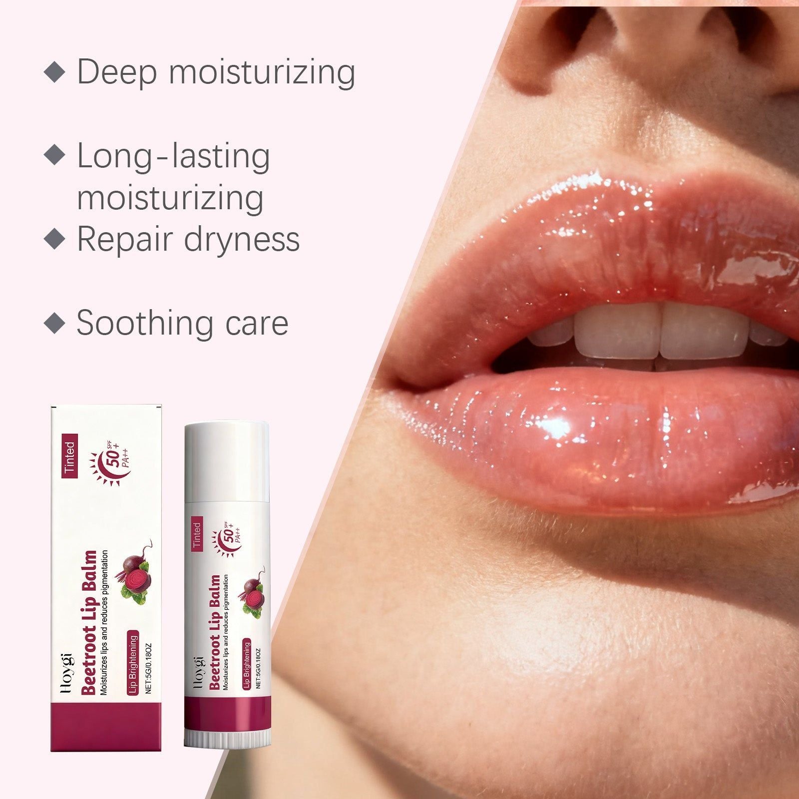 Beetroot Lip Care Balm, Hydrating, Nourishing, Moisturizing, Reduces Pigmentation ,5g