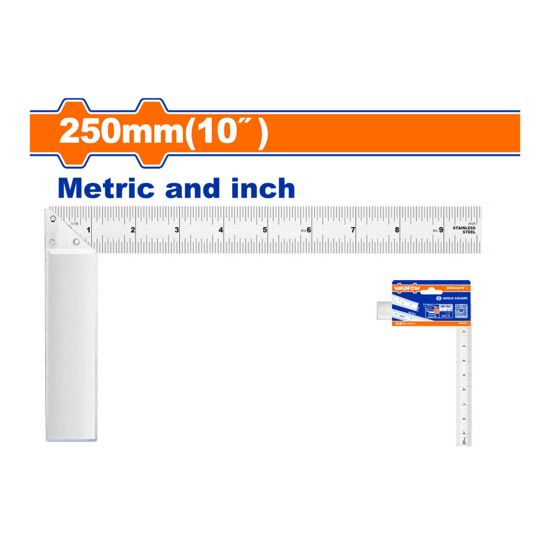 WADFOW Angle Square, Measuring Tool, L-Ruler