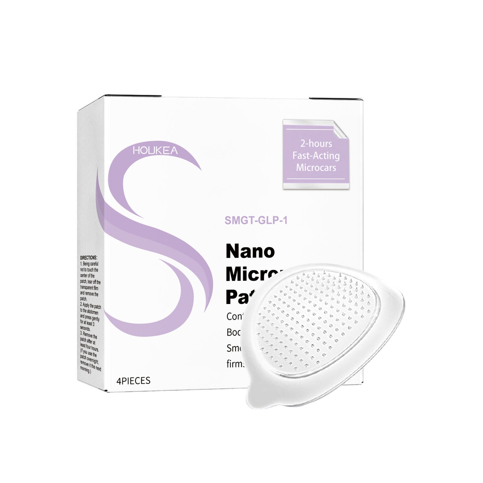 Body Skin Care Patch, Deep Absorption, Firming, Natural Plant Ingredients ,4pcs