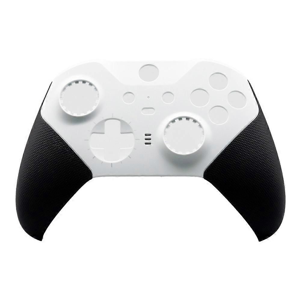 For Xbox Elite 2 Case Wireless Controller Replacement Housing Shell Faceplate Front Back Case Bottom Cover B(Black &amp; white)