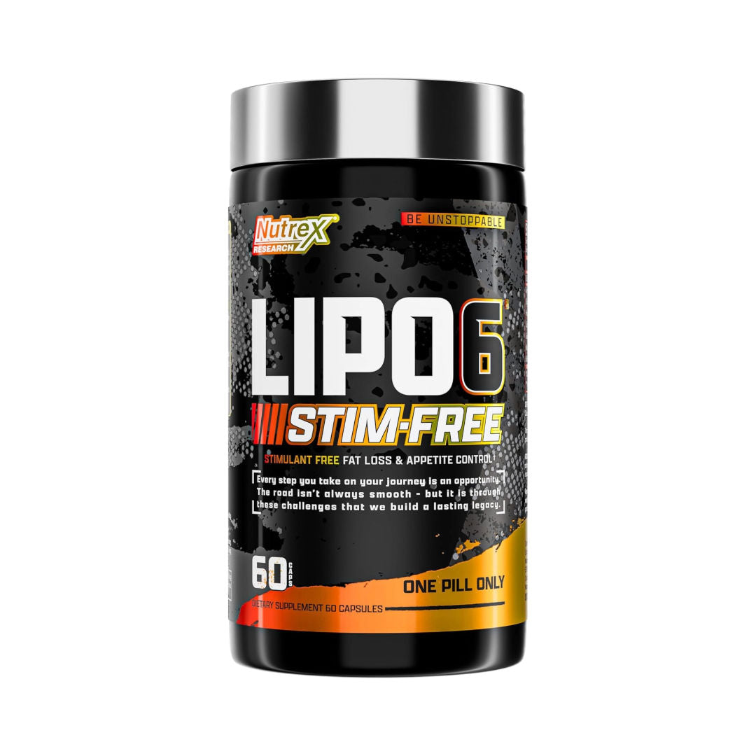 Nutrex Research Lipo-6 Stim-Free, 60 Capsules Stimulant-Free Fat Burner
