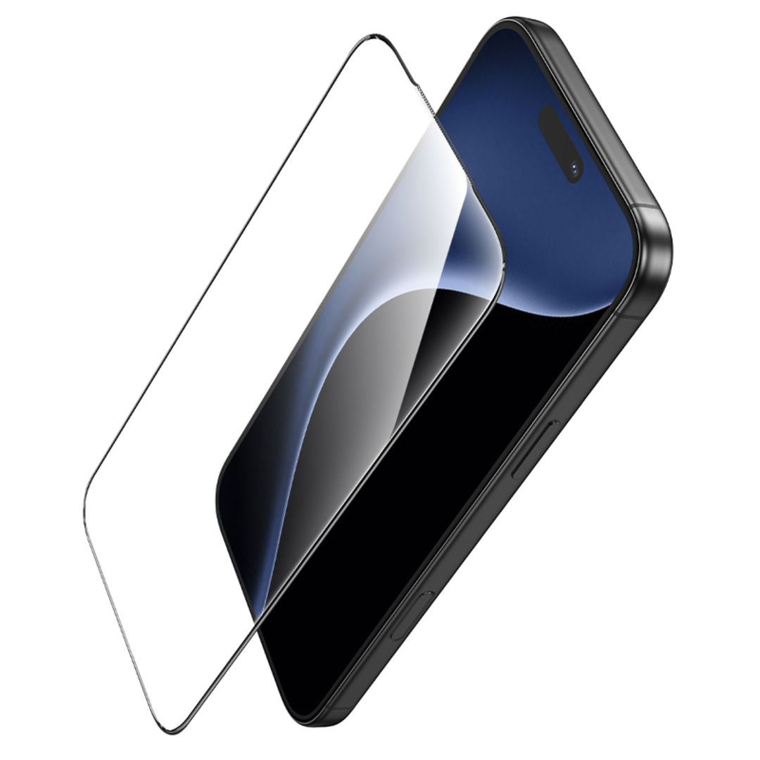 Hoco A888 Pro Bear Shield Series Corning Full Screen HD Tempered Glass for iPhone 18 Pro Max, iPhone 17 Pro Max, Corning Glass, Full Screen Coverage