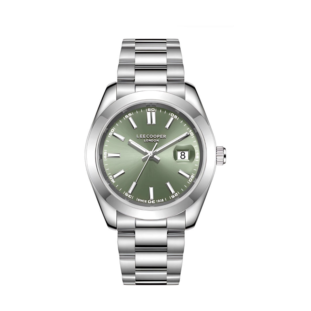Lee Cooper Men's Analog Dark Green Dial Watch, LC08189.370