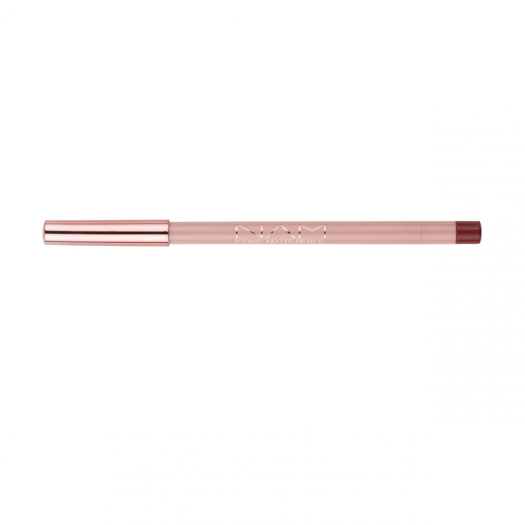 NAM Iconic Matte Pencil, Long Lasting Vegan Matte Lip Liner
