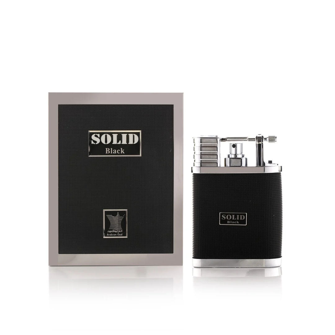Arabian Oud Solid Black Eau De Parfum For Men, 100ml