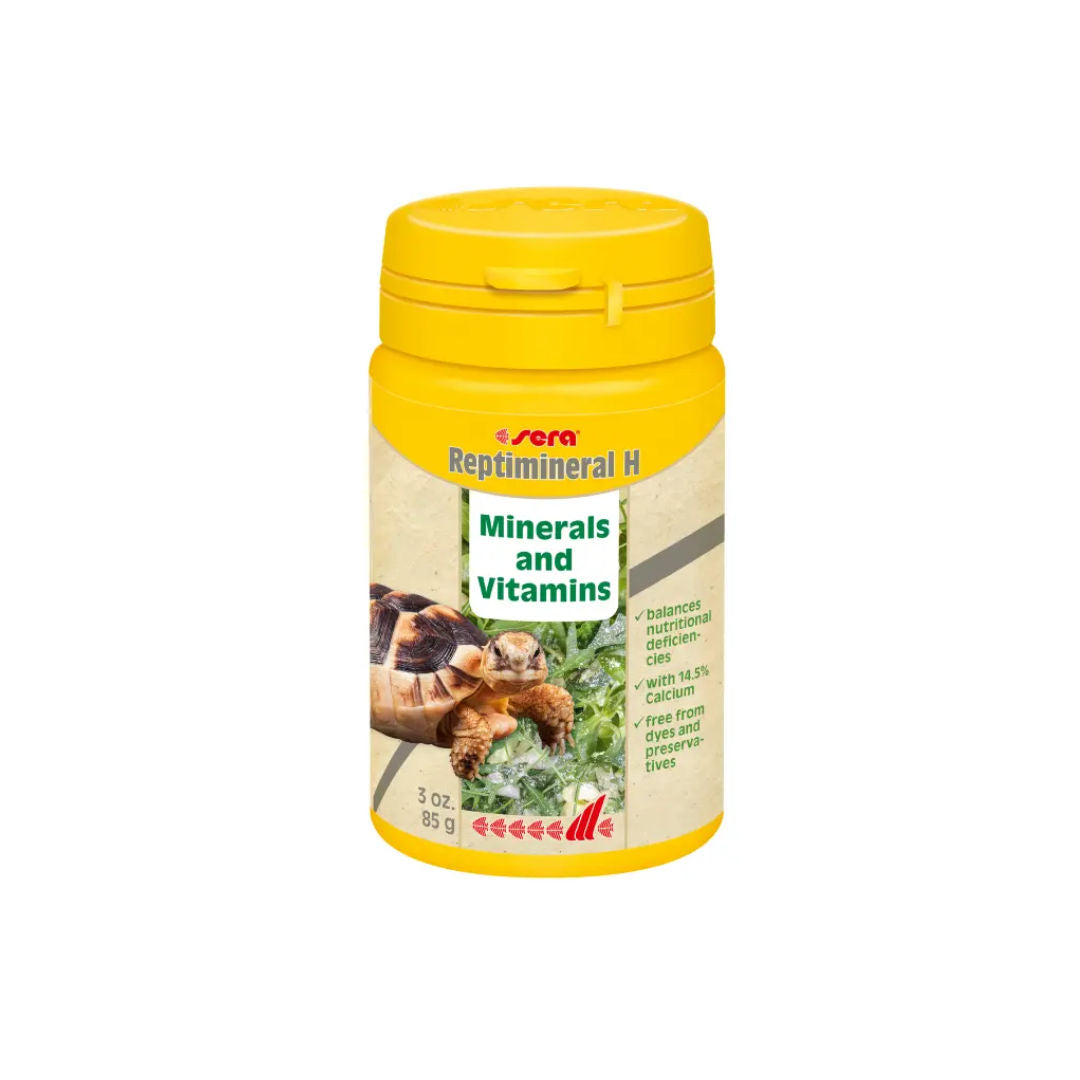 Sera Reptimineral Complementary Feed for Herbivorous Reptiles, 85gm