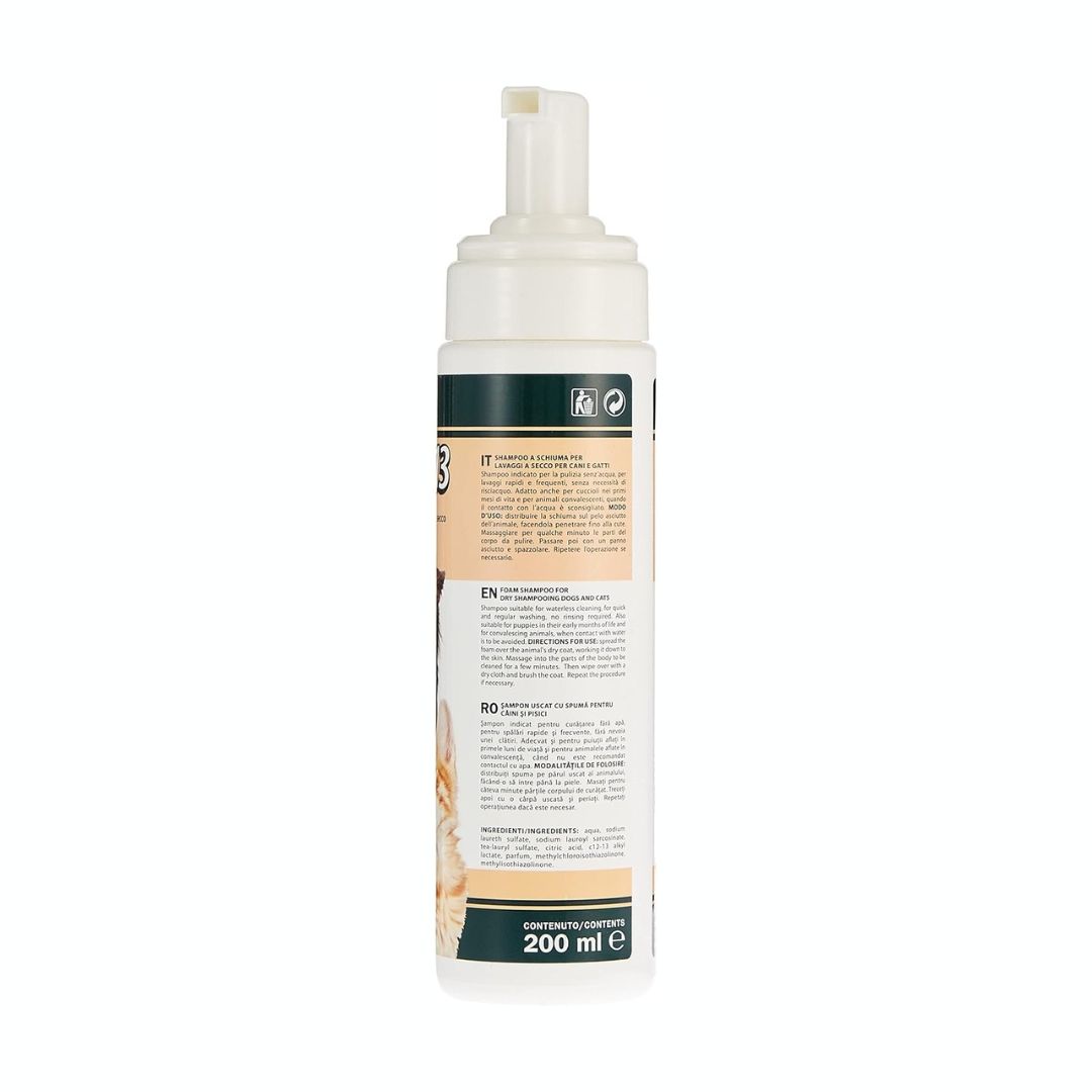 Padovan Charmy 13 Pado Dry Foam Shampoo, 200ml