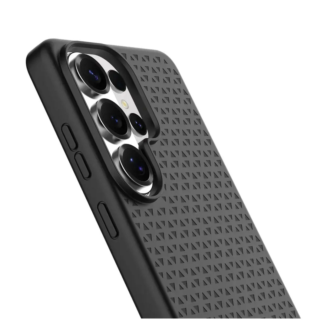 Levelo Fiora MagSafe Liquid Silicone Case For Samsung S26 Ultra, Black