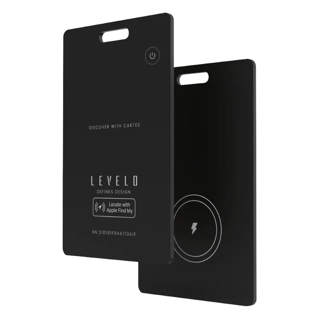 Levelo Cartes FindMy Card Tracker, Black