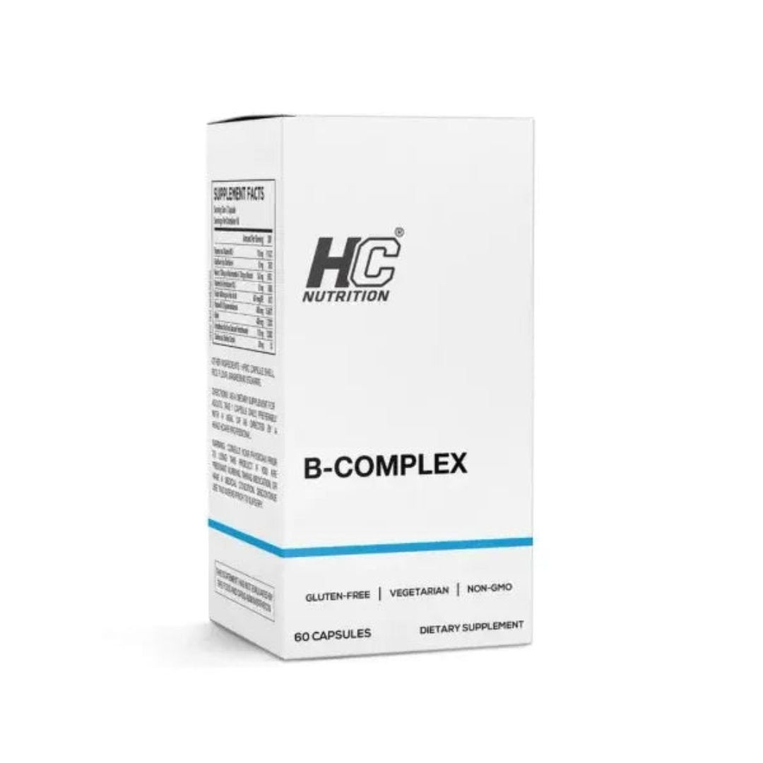 HC Nutrition Vitamin B-Complex 500 mg, 60 Capsules